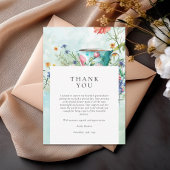 Bruiloftsthee Bruidsfeest Bedankkaart