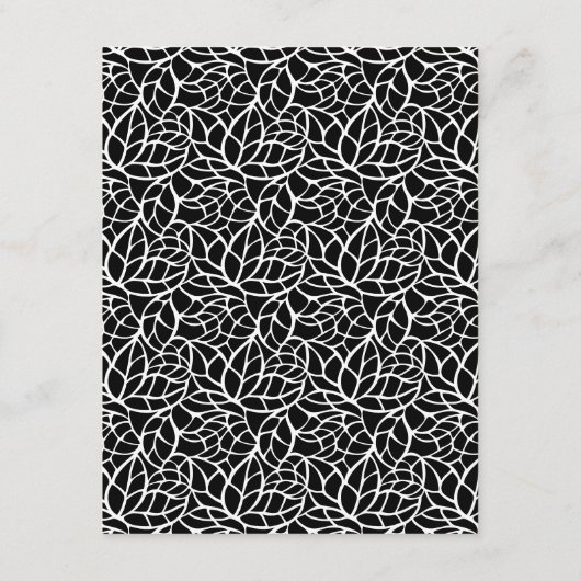 Bruiloftsthema Bladeren Wensen aan Bruid & Bruideg Informatiekaartje (Achterkant)