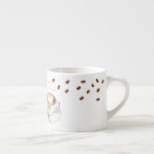 Bruiloftsthema 'Liefde is aan het brouwen' Espresso Kop (Rechts)