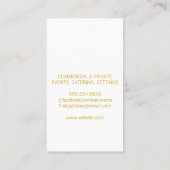 Bruiloftstoost Visitekaartje (Achterkant)