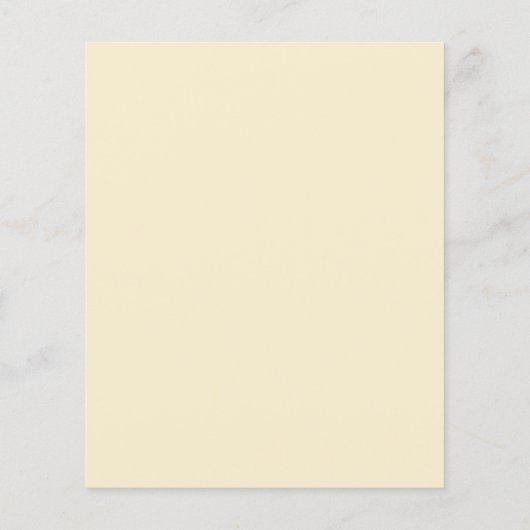 Bruiloftsuitnodiging Budget Parels & Prosecco Flyer (Achterkant)