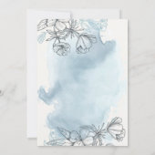 Bruiloftsuitnodiging paar kaart (Achterkant)