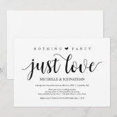 Bruiloftsuitnodigingskaart voor een rustieke vluch kaart (Voorkant / Achterkant)