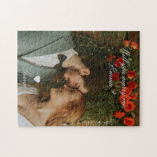 Bruiloftsvoorstel Puzzel Legpuzzel (Horizontaal)