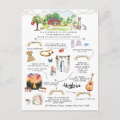 Bruiloftsweekend Ashton Hills Reisprogramma Uitnod Uitnodiging Briefkaart (Voorkant)