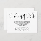 Bruiloftswensput in landelijke stijl kaart (Voorkant / Achterkant)