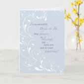 Bruiloftswervelingen gefeliciteerd kaart (Gele Bloem)