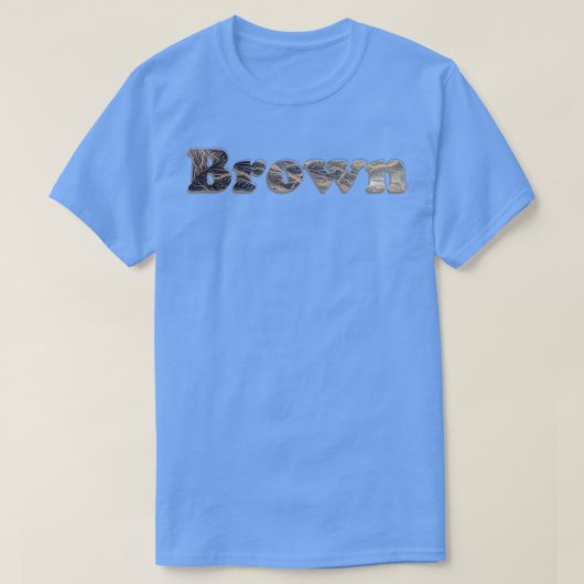 Bruin 1 t-shirt (Design voorkant)