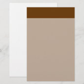 Bruin 663300 briefpapier (Voorkant / Achterkant)