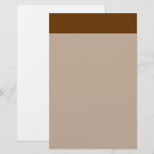 Bruin 663300 briefpapier (Voorkant / Achterkant)