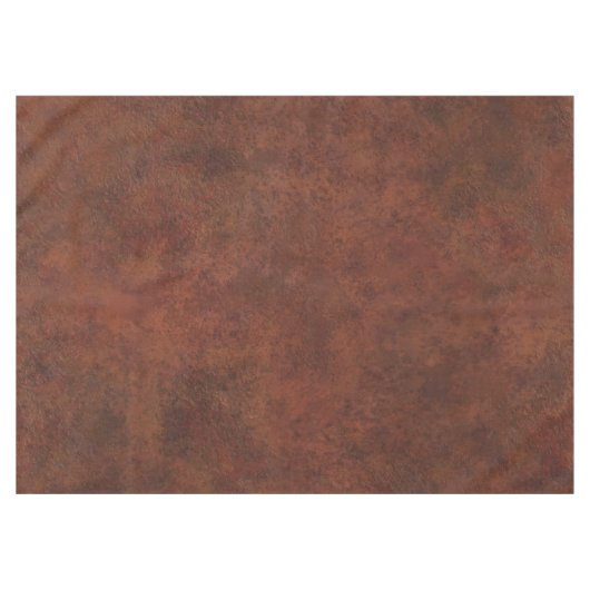 Bruin, aangepast leder met grunge textuur tafelkleed (Voorkant (Horizontaal))