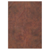 Bruin, aangepast leder met grunge textuur tafelkleed (Voorkant)