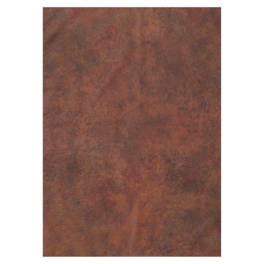 Bruin, aangepast leder met grunge textuur tafelkleed (Voorkant)