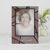 Bruin Abstract in het houden van geheugen begrafen (Staand voorkant)