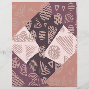 Bruin Abstract plakboekpapier