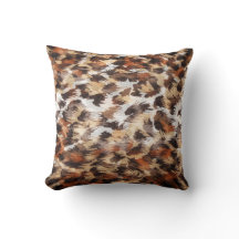 Bruin Abstract Sierkussen