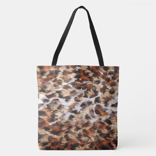 Bruin Abstract Tas (Voorkant)