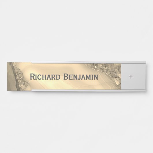 Bruin Agate Deurbordje (Voorkant)