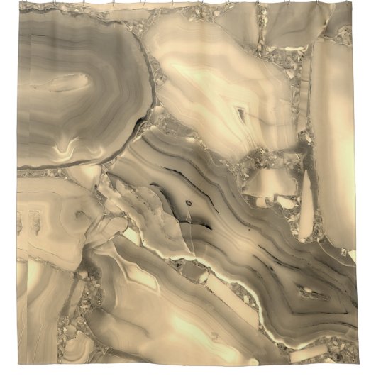 Bruin Agate Douchegordijn (Voorkant)