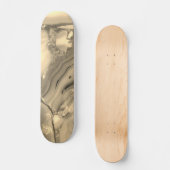 Bruin Agate Persoonlijk Skateboard (Voorkant)