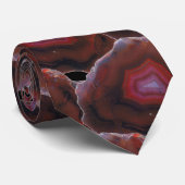 Bruin Agate Stropdas (Opgerold)