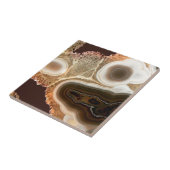 Bruin Agate Tegeltje (Zijkant)