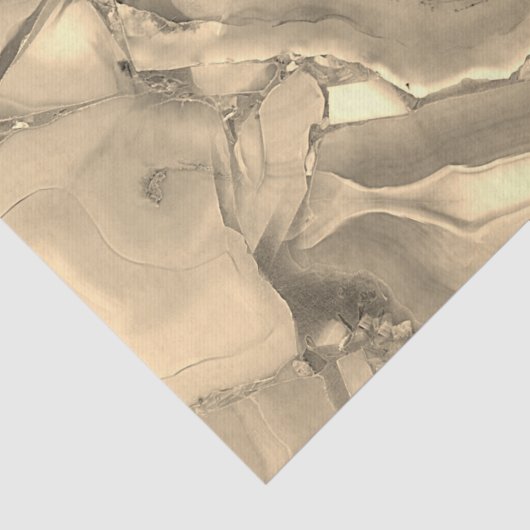 Bruin Agate Tissuepapier (Detail)