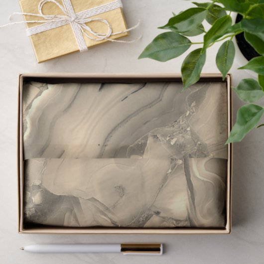 Bruin Agate Tissuepapier (Geschenk)