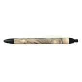 Bruin Agate Zwarte Inkt Pen (Voorkant)
