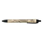 Bruin Agate Zwarte Inkt Pen (Bodem)