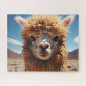 Bruin Alpaca Legpuzzel (Horizontaal)