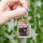 Bruin Alpaca Sleutelhanger (Hand)