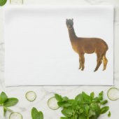 Bruin Alpaca Theedoek (Gevouwen)