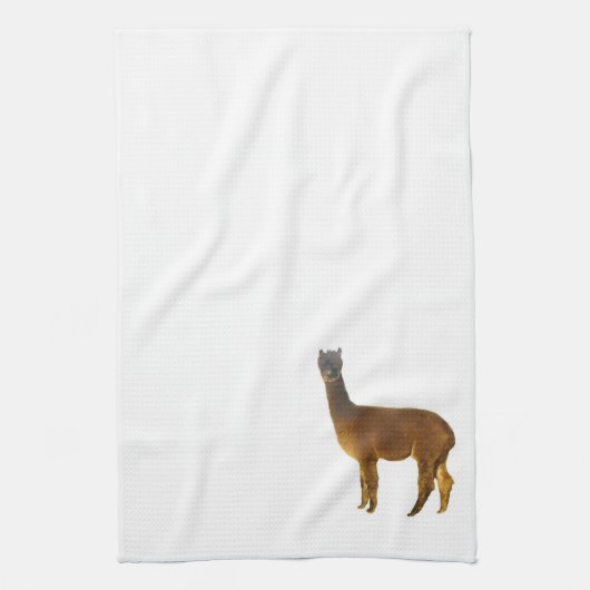 Bruin Alpaca Theedoek (Verticaal)