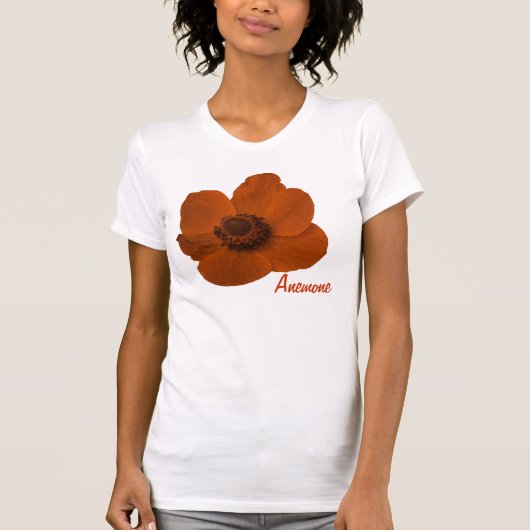 bruin annemonventiel T Shirt (Voorkant)