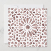 Bruin-Arabische Tegel Kaart (Achterkant)