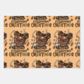 Bruin baby inpakpapier (Voorkant 3)