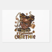 Bruin baby inpakpapier (Voorkant)