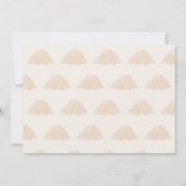 Bruin Barly Wait Cub Beer Moon Star Baby shower Bedankkaart (Achterkant)