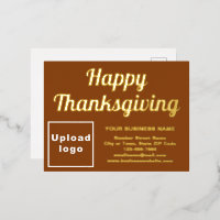 Bruin Bedrijfs Merk op Thanksgiving