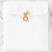 BRUIN BEER 1E BABY VERJAARDAG STICKER (Tas)