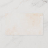 Bruin Beer Baby shower Boek Baby Informatiekaartje (Achterkant)