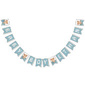 Bruin Beer Baby shower Bunting Flag Vlaggetjes (Alle)