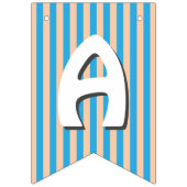 Bruin Beer Baby shower Bunting Flag Vlaggetjes (Derde vlag)