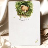 Bruin Beer Baby shower Waterverf Dank u