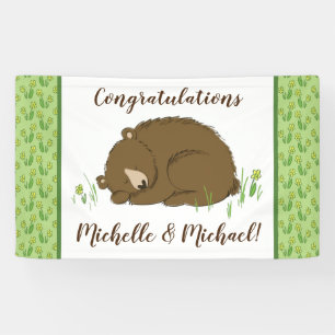 Bruin Beer Baby shower Woodland Spandoek