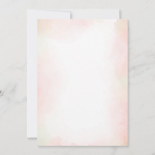 Bruin Beer Ballon meisje Baby shower Uitnodiging (Achterkant)