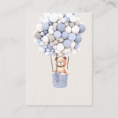 Bruin Beer ballonnen Luidere Raffle Tickets Informatiekaartje (Achterkant)