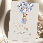 Bruin Beer ballonnen Luidere Raffle Tickets Informatiekaartje