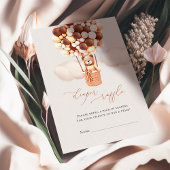 Bruin Beer ballonnen Luidere Raffle Tickets Informatiekaartje